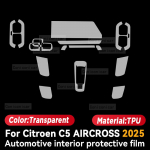 TPU CITROEN C5 AIRCROSS 2024 jaoks L&auml;bipaistev Kaitsekile Auto Sisekeskkonna Keskkontrolli Navigatsioonipaneel Autokleebis Left rudder