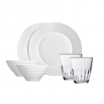Luminarc Harena White Opal Lauan&otilde;ude komplekt (6-osaline)