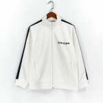 Unisex Palm Angel Must-valge triibuline p&uuml;stkraega jakk - Vabaaja spordir&otilde;ivad Medium