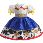 M&auml;nguasjalugu 4 Woody riietumiskost&uuml;&uuml;m Lastele Jessie BoPeep Cosplay Kleit Halloweeni peo uhked komplektid Lavastus&uuml;likond 12M Tag-80