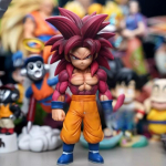 Anime Dragon Ball DAIMA Kuju Super Saiyan 4 Goku Vegeta Tegevuskuju PVC Kogutav Kuju Mudel M&auml;nguasi Kingitused 15.5-16.5cm brown