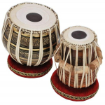 Tabla trumlikomplekt algajatele ja professionaalidele - 3 kg must messingist Bayan, Dalbergia puit gray