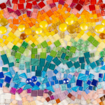 500g mosaiikplaate ebakorrap&auml;raste v&auml;ikeste mosaiikklaasist v&auml;rviliste k&auml;sit&ouml;&ouml;tarvikutena k&auml;sit&ouml;&ouml;ks DIY kunstiks vannituppa, koju, fotodele, peeglitele, k&auml;sit&ouml;&ouml;d, t&uuml;kid, projektid, mitmev&auml;rviline