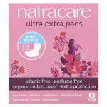 Natracare, ultra extra pad, orgaanilisest puuvillast kate, super, 10 tk