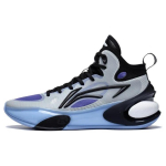 Li Ning YuShuai 17 Comfortable Cushioning Slip Resistant Mid top Basketball Shoes Men's Black Gray ABAT043-2 40