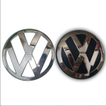 VW GTI GOLF 2026 Kuum VW VOLKSWAGENi jaoks L&auml;ikiv Must Sobib volkswagen Golf 4 MK4 1999-2006 116mm Esiv&otilde;re Embleem + 118mm Tagumine gray