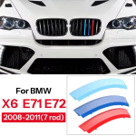 BMW X1 X2 X3 X4 X5 X6 X7 E84 F48 F49 F39 E83 F25 G01 F26 G02 E70 F15 E53 G05 E71 E72 F16 G06 G07 jaoks 3 tk Auto iluv&otilde;re kaunistusriba E71 E72 2008-2011