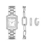 Petite Emery H&otilde;bedane Kell ja Ehted Kingituskomplekt MK4839SET Silver