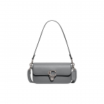 Coach Studio 20 H&otilde;bedane Logo Klapp Riistvara Lukk Sulgemine Nahast Baguette Crossbody &Otilde;lakott V&auml;ikesed Naiste kotid Hall CE331-LHN19 Gift Box Sets (Basic Set+Black Box)