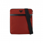Emporio Armani Logo Nailonist &Otilde;la Crossbody Kott Meeste kotid Punakaspruun Y4M185-Y217J-180559 Basic Set (Bag+Dust Bag)