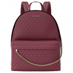 Michael Kors Slater Signature Logo Prindiga Seljakott Naiste Seljakott Kirsipunane 35F5G04B7B-CHERRY Basic Set (Bag+Dust Bag)