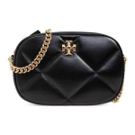 Tory Burch Kira teemantmustriga lukuga crossbody kott V&auml;ike Naiste kotid Must 154715-001 Basic Set (Bag+Dust Bag)