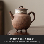 Kolme jalaga teekann Kontor Longjing Pu'er Teekann Loov keraamiline Kung Fu teekomplekt V&auml;ike teekann Hiina teetseremoonia tarvikud