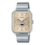 Casio 50M veekindel kvartsmehhanism roostevabast terasest rihm unisex kollane sihver unisex kellad MTP-M305D-9AV Regular Watch Box,Yellow Watch Dial
