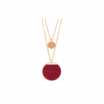 Swarovski Ginger Kahekihiline Roosakulla Pinnatud Kaelakee Naistele kaelakee 5472448 Rose Gold,F