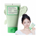 FULLY Veganne roheline tomat pooride puhastav savipuhastaja K-Beauty s&uuml;gavpuhastav maha pestav mask