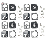 Muruniiduki karburaatori remondikomplekt sobib mudelitele FS160 FS180 FS220 FR220 FS280 FS290 ja RB-13 mootorsaagidele FS FR 160 180 220 280 290 4 SET black