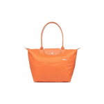 Longchamp Le Pliage Club 31 Kokkupandav Nailonist L&otilde;uendi ja Nahast T&otilde;mblukuga K&auml;ekott Naiste T&otilde;mblukuga K&auml;ekotid Oranž 1899619P34 Orange
