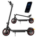 iScooter W5 Elektriroller: 350W mootor, 34 km s&otilde;iduulatus, 7,8 Ah aku, kokkupandav disain, 120 kg kandev&otilde;ime, IPX4 veekindel must
