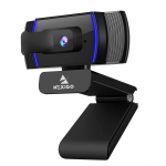 NexiGo N930AF 1080P veebikaamera USB privaatsusega arvutikaamera veebip&otilde;histeks Zoomi k&otilde;nedeks, sisseehitatud mikrofon, kaamera, kate, automaatfookus, tundideks, koosolekuteks, must