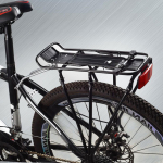 Mountain Bike Tagumine Pakiraam Lihtne Paigaldada Praktiline white