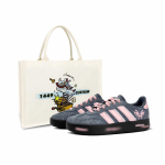 Adidas BARREDA S&uuml;nteetiline nahk, L&otilde;hestatud veisenahk Libisemiskindel Madalad rula kingad Unisex Hall Roosa KH6999(Team2157--) 36