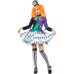 Unistav Imevaldkonna V&otilde;lur Oz Klounikost&uuml;&uuml;m Halloweeni Cosplayks Extra Large roheline/lilla