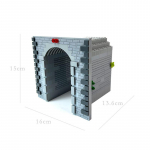 MOC Loov Ekspert Ideed Linna Rongi Tunnel Koobas Sild Raudtee Express Tellised Ehitusplokid DIY M&auml;nguasjad lastele kingitused