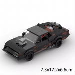 MOC Tehniline Auto Film Mad Max V8 Interceptor Muscle Car Kiirus S&otilde;idukid Komplektid Ehitusklotsid Laste M&auml;nguasjad J&otilde;ulukink