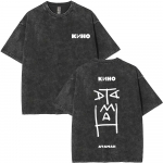 Piiratud Viktor Tsoi Kino Veregrupp Vintage Pesitud T-s&auml;rk Meeste Klassikaline s Vene Rock Streetwear Meeste Gooti &Uuml;legabariidilised T-s&auml;rgid S