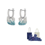 Swarovski kunstkristallist k&otilde;rvar&otilde;ngad naistele sinised One Size-Original Brand Box And Bag sinine