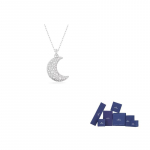 Swarovski Sublima Roodiumiga kaetud kaelakeed Naistele H&otilde;bedane F (One Size Fits All)-Original brand box h&otilde;be