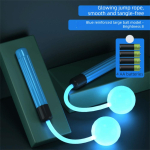 PU LED helendav h&uuml;ppen&ouml;&ouml;r Hele reguleeritava pikkusega helendavad h&uuml;ppen&ouml;&ouml;ri n&ouml;&ouml;rid S&auml;rtsakas valgus Fluorestseeruv h&uuml;ppen&ouml;&ouml;r T&auml;iskasvanutele Treening blue