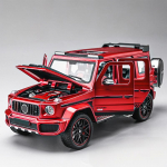 1:24 Mercedes Benz G800 Sulamist Metallist Valatud Mudelauto Heli Ja Valgus K&otilde;rge Simulatsioon Kodu Trendikad Kaunistused Kollektsioon Hobi Kingitus punane