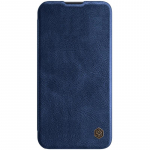 NILLKIN iPhone 13 Pro Maxile libiseva kaanega kaamera kaitse klappnahast kate Apple iPhone 13 Pro 5G jaoks (2026. aasta) Juhtum for iPhone 13 ProMax sinine