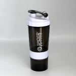 3 kihiline shaker valgupudel pulbri kokteilitass veepudel Plastikust segamistass kehaehituse treeningpudel 501-600ml