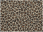 Leoparditr&uuml;kiga laudlina, pruun-beež gepard Aafrika metsik safari loomatriibudega Pestav lauakate k&ouml;&ouml;gipeo kaunistamiseks 140x200cm