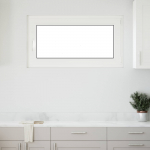 Keldriakna RISOR 110 x 50 cm PVC ja Klaas Valge