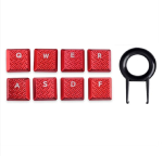 Logitechi klahvid mehaanilisele klaviatuurile G915/G913/G913tkl/G813TKL L&auml;bipaistvad 111 klahvi USA versioon Sisaldab ISO klahve keycap red