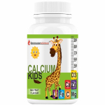 Immunescience Kaltsium Lastele D3-vitamiiniga (Vit d),Magneesium, Tsink, C-vitamiin, L-l&uuml;siin Multivitamiini toidulisand Tugevate Luude, Hammaste, Kasvu Jaoks &