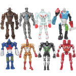8 tk Anime Real Steel Adam Raider LED Robot Tegevuskuju Mudel Laste M&auml;nguasi Kingitus