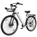 Velopro C1 Pro Elektrijalgratas 27,5 Rehv 250W Mootor Pika S&otilde;iduulatusega Elektrijalgratas 36V 18Ah H&uuml;draulilised Ketaspidurid 7 K&auml;iku Maksimaalne Koormus 150Kg valge