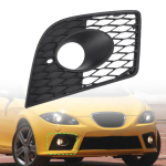 Seat Leon CUPRA 1P 2005-2011 esikaitseraua udutulede iluv&otilde;re k&auml;rgstruktuuri v&otilde;rkudega udutulede lambikate mattmust Right