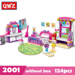 Linnat&uuml;drukud Printsess V&auml;ljas&otilde;it Buss Autoklotsid Komplektid Klotsid Modellid Lapsed Kingitus Klassikalised m&auml;nguasjad Legoingid S&otilde;brad