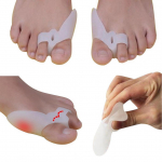 Varbade ortopeedia silikoonist sisetald varvaste komplekt Splitter varba eraldaja hallux eversioon korrektsioon