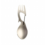 Titanium Unibody Construction Spork Multifunktsionaalne lusikahargiga karabiinpudeliavaja