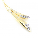 Altesse [H3210] - Collier Plaqu&eacute; Or 'D&eacute;esse' dor&eacute; blanc kuld