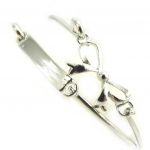 Les Tr&eacute;sors De Lily [L6051] - Bracelet double 'Noeud Romantique' argent&eacute; h&otilde;be