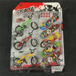 Mini s&otilde;rmlaua s&otilde;rme rula ja Bmx jalgratta m&auml;nguasi 8 tk / komplekt lastele ruladele, jalgratta kingitus mitmev&auml;rviline