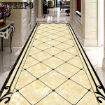 Loomingulised 3D lillelised esiku vaibad ja vaibad magamistoa elutoa vaipade libisemisvastaste p&otilde;randamattide jaoks 100cm*300cm